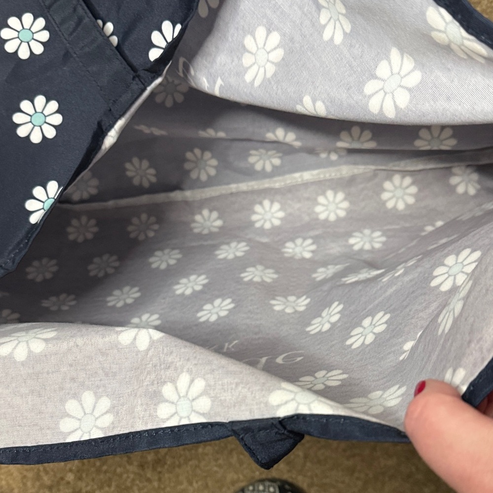 Kate Spade Blue Daisy Print Tote - Picture 2 of 2